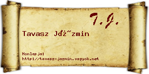 Tavasz Jázmin névjegykártya